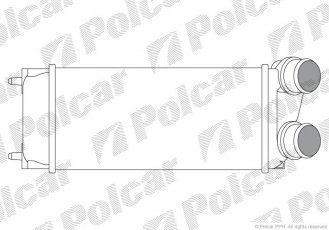 Купити 2329J81 Polcar - Радіатор повітря (інтеркулер)