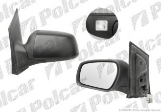 Купить 3202516E Polcar - Зеркало внешнее левая сторона управление электр. крышка под покраску обогреваемое стекло выпуклое ст