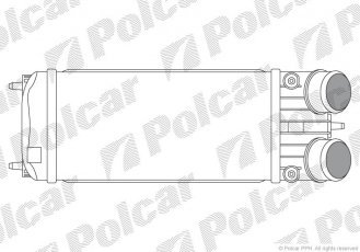 Купити 5724J82 Polcar - Радіатор повітря (інтеркулер)