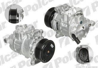 Купити DCP02041 Polcar - Компрессор кондиціонера Діаметр ремінного шківа (мм)  : 100 Кількість ребер: 6 AUDI SEAT (Q)