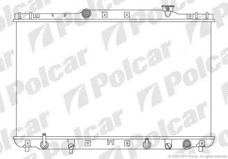 Купить 8133087 Polcar - Радиаторы охлаждения 716x426x16 A/P пайка КПП=M/A TOYOTA CAMRY 91-96 2164ccm 5S-FE (P)