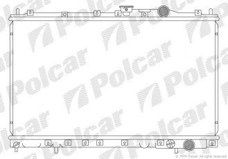 Радіатори охолодження 521708-1 Polcar фото 1