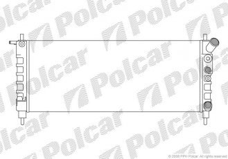 Радіатори охолодження 555508-5 Polcar фото 1