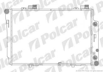 Радіатори охолодження 500208-2 Polcar фото 1