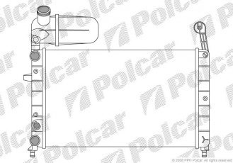 Купити 3026081 Polcar - Радіатори охолодження 496x322x32 A/P мех. КПП=M AC=  (-)  LANCIA FIAT (P)