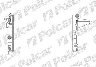 Радіатори охолодження 551408-1 Polcar фото 1