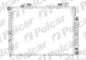Радіатори охолодження 501508-6 Polcar фото 1