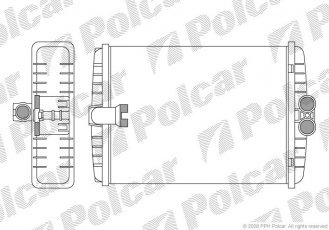 Купить 5025N81X Polcar - Радиаторы обогрева