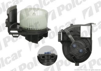 Купить 6055NU2X Polcar - Вентиляторы кабины AC=  (+)  RENAULT CLIO III 09.05-  (Q)