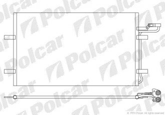 Купить 9042K8C2S Polcar - Радиатор кондиционера