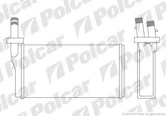 Купить 4207N8-1 Polcar - Радиаторы обогрева