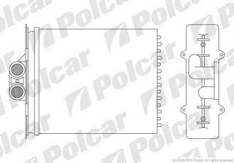 Купити 5516N8-2 Polcar - Радіатори обігріву