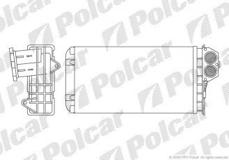Купить 5723N8-1 Polcar - Радиаторы обогрева
