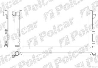 Купити 3003K8C1 Polcar - Радіатори кондиціонера