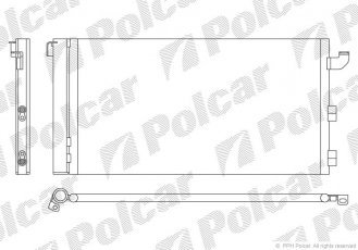 Купити 3003K8C2 Polcar - Радіатор кондиціонера-