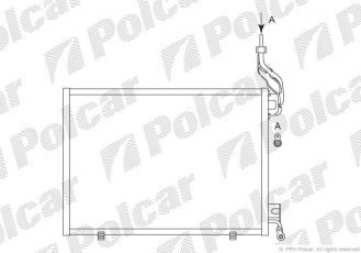 Купити 3238K82X Polcar - Радіатори кондиціонера 540 (500)  x380 (350)  x16 A/A пайка З AC=  (+)  FORD FIESTA 08- 1560ccm DV6ATED4 (Q)