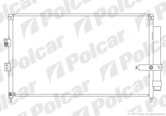 Купити 3828K81K Polcar - Радіатори кондиціонера A/A пайка З КПП=A AC=  (+)  HONDA CIVIC 10.05- 1339ccm LDA2 (PJ)