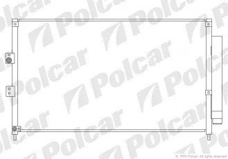 Купити 3828K82K Polcar - Радіатори кондиціонера A/A пайка З КПП=A AC=  (+)  HONDA CIVIC 10.05- 1339ccm LDA2 (Q)