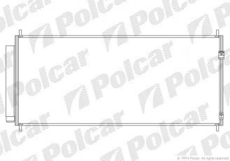 Купити 3837K81K Polcar - Радіатори кондиціонера 765x317x16 A/A пайка З КПП=M AC=  (+)  HONDA JAZZ 11.08- 1496ccm L15A7 (PJ)