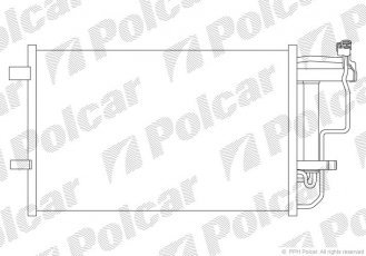 Купити 4542K81K Polcar - Радіатори кондиціонера x16 A/A пайка З КПП=M/A AC=  (+)  MAZDA 3 (BL)  09-  (PJ)