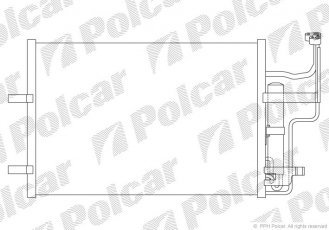 Купить 4541K81K Polcar - Радиаторы кондиционера 600 (552)  x375x16 A/A пайка C КПП=M AC=  (+)  MAZDA 3 (BK)  03-09 ZJ-VE (PJ)