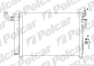 Купити 4117K8C2 Polcar - Радіатори кондиціонера