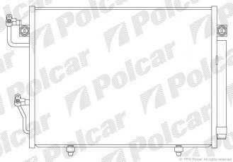 Купити 5274K81K Polcar - Радіатори кондиціонера 667x490x16 A/A пайка З КПП=M/A AC=  (+)  MITSUBISHI PAJERO 99-  (PJ)