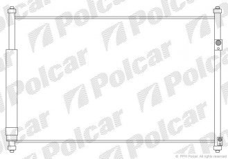 Радіатори кондиціонера A/A пайка З КПП=M AC= (+) SUZUKI VITARA/GRAND VITARA 7426K81K Polcar фото 1