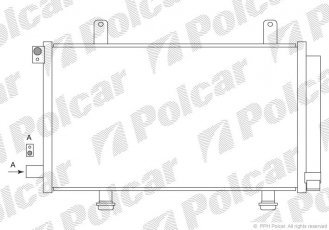 Купити 7435K81K Polcar - Радіатори кондиціонера A/A пайка З КПП=M AC=  (+)  FIAT SUZUKI (PJ)
