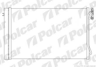 Радиаторы кондиционера A/A пайка C AC= (+) BMW 3 E90/E91 05- 1995ccm N52B30 2001K81X Polcar фото 1