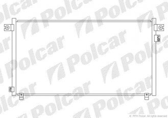 Купити 2777K83K Polcar - Радіатори кондиціонера 770x403x16 A/A пайка З AC=  (+)  NISSAN PATROL 98-  (PJ)