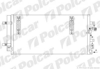 Купити 1337K8C1 Polcar - Радіатори кондиціонера