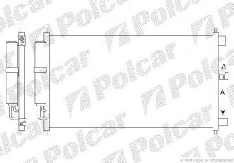 Купить 2787K81K Polcar - Радиаторы кондиционера