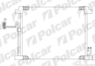 Купить 3551K8C1 Polcar - Радиаторы кондиционера