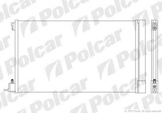 Купить 5520K8C1 Polcar - Радиаторы кондиционера