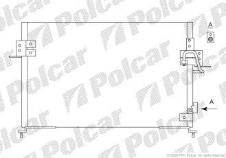 Радиаторы кондиционера 4321K8C1 Polcar фото 1