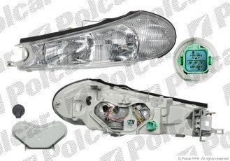 Купити 3217097E Polcar - Фара основна ліва сторона TYC тип лампи=H1+H7 електричний без мотора ECE FORD MONDEO (BAP/BFP/BN