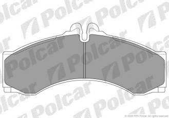 Купить S70-2022 Polcar - Тормозные колодки SRL передние длина:164,5 выс:73 толщ:20 тормозная система ATE/TEVES MERCEDES VOLKS