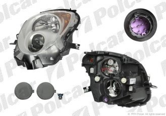 Купить 142509-V Polcar - Фара основная левая сторона VALEO тип лампы=H7+H7 электрический с мотором ECE ALFA ROMEO MITO (955)