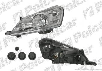 Купити 239709V Polcar - Фара основна ліва сторона VALEO тип лампи=H4 електричний з мотором ECE PEUGEOT CITRO N FIAT (Q)  239709-V