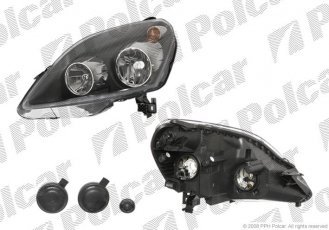 Купити 556109E Polcar - Фара основна ліва сторона TYC тип лампи=H1+H7 електричний з мотором ECE OPEL ZAFIRA 05.05-01.08 556109-E