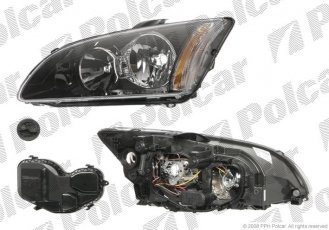 Купить 3202091E Polcar - Фара основная левая сторона тип лампы=H1+H7 электрический без мотора черный ECE FORD FOCUS II (DA)