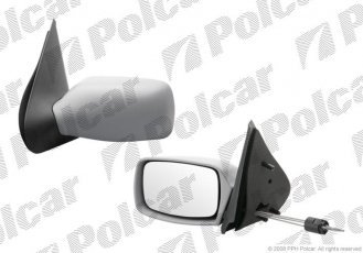 Купити 3211521M Polcar - Дзеркало зовнішнє права сторона управління механіч.  (проводки)  кришка під фарбування скло опукле сте