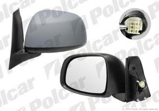 Купить 3075512M Polcar - Зеркало внешнее левая сторона управление электр. под покраску обогреваемое стекло выпуклое FIAT SUZU