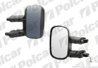 Купити 3040524M Polcar - Дзеркало зовнішнє права сторона управління електр. кришка під фарбування обігріваєме скло опукле з