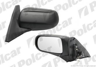 Купить 4509514M Polcar - Зеркало внешнее левая сторона управление электр. черная крышка обогреваемое стекло выпуклое стекло х