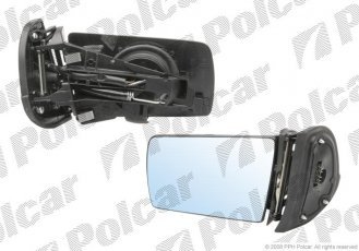Купити 5002523M Polcar - Дзеркало зовнішнє права сторона управління електр. без кришки обігріваєме скло асферичное синє ст