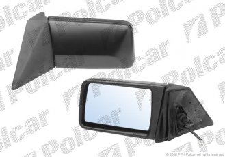 Купить 5014511M Polcar - Левое внешнее зеркало MB 124/201/190 85-92