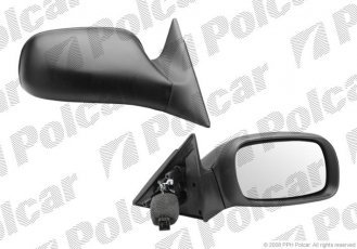 Купить 5507524M Polcar - Зеркало внешнее правая сторона управление электр. черная крышка обогреваемое стекло выпуклое стекло
