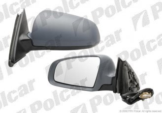 Купити 1334515M Polcar - Ліве зовнішнє дзеркало AUDI A4 11.00-